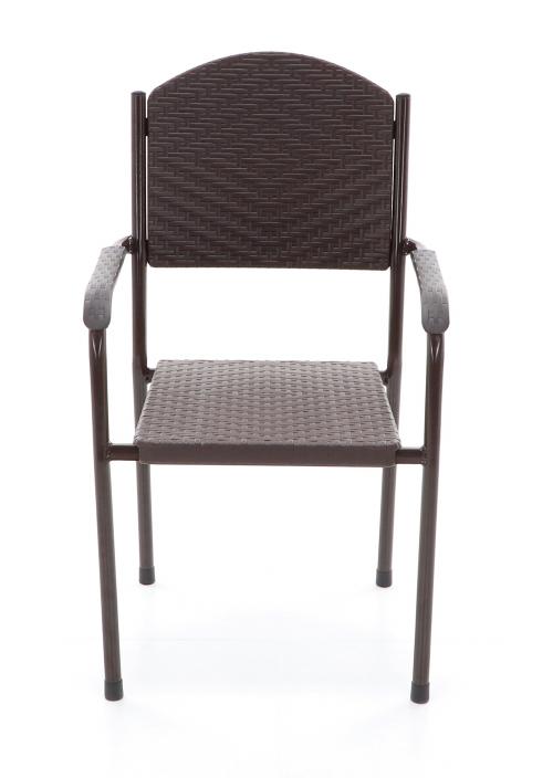 Výrobek Zahradní židle VeGa BARI (ocelové provedení s podsedákem z lisovaného plastu - imitace umělého ratanu) - SKLADEM !